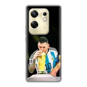 Чехлы для Infinix Zero 30 (Leo чемпион) (AlphaPrint) (Кубок Месси)