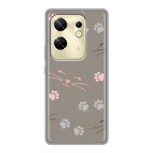 Чохол з малюнком кіт на Infinix Zero 30 (Лапи і вуса)