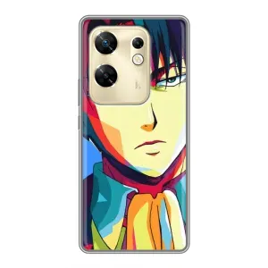 Чехлы Персонажи Аниме Наруто для Infinix Zero 30 (AlphaPrint) (Леви Аккерман)