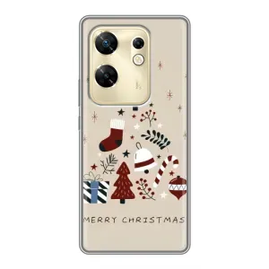 Рождественские, Праздничные Чехлы для Инфиникс ЗЕРО 30 (Merry Christmas)
