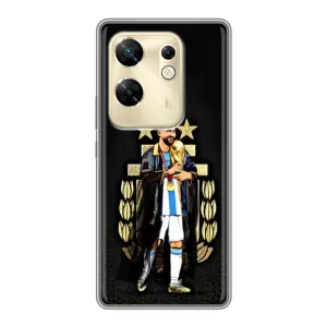 Чехлы для Infinix Zero 30 (Leo чемпион) (AlphaPrint) (Месси Король)