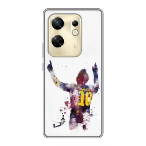 Чехлы Месси для Infinix Zero 30 (AlphaPrint) (Messi Barca)