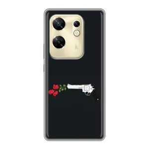 Чехлы (ART) Цветы на Infinix Zero 30 (VPrint) (Неожиданные цветы)