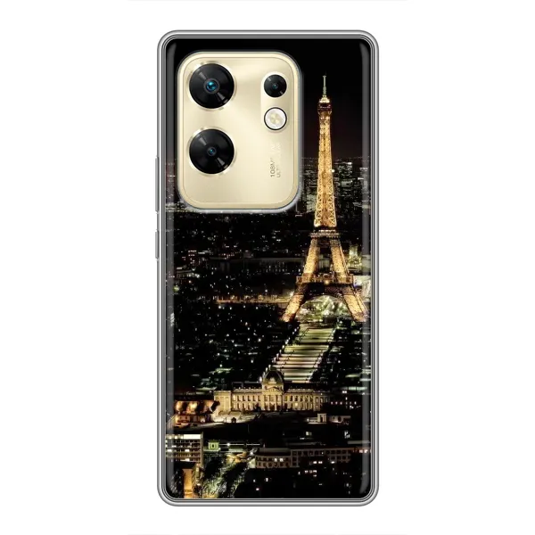 Чохол з принтом «Нічний Париж» для Infinix Zero 30