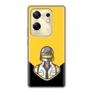 Чехол PUBG для Инфиникс ЗЕРО 30 (AlphaPrint) (Пабг в шлеме)