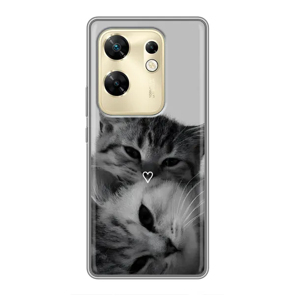 Чехол с принтом «Пара котов» для Infinix Zero 30
