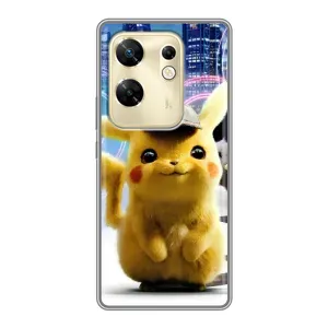 Чехол с Пикачу на Infinix Zero 30 (Пикачу в городе)