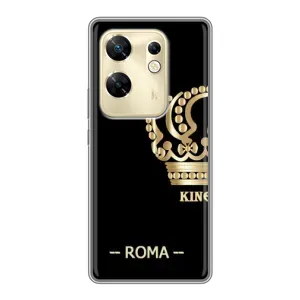Чехлы для Infinix Zero 30 (VPrint) - Футбольные клубы (Roma)