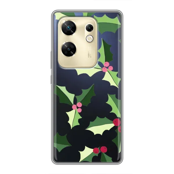 Чехол с принтом «Рождественский фон» для Infinix Zero 30