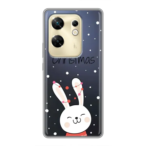 Чехол с принтом «Рождественский заяц» для Infinix Zero 30