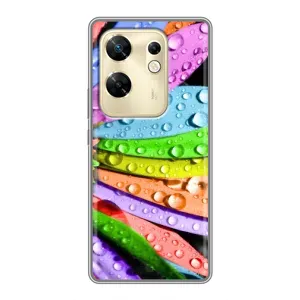 Чехлы (ART) Цветы на Infinix Zero 30 (VPrint) (Семицветик)