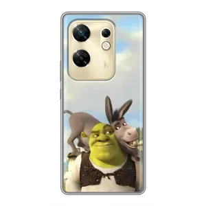 Чехол с принтом «Шрек и Осел» для Infinix Zero 30
