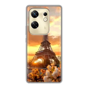 Чехол Эйфелева Башня для Infinix Zero 30 - (AlphaPrint) (Солнечная башня)