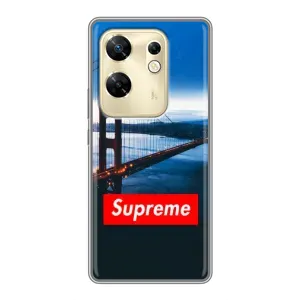 Чехол для Infinix Zero 30 с картинкой Supreme (AlphaPrint) (Стиль Supreme)