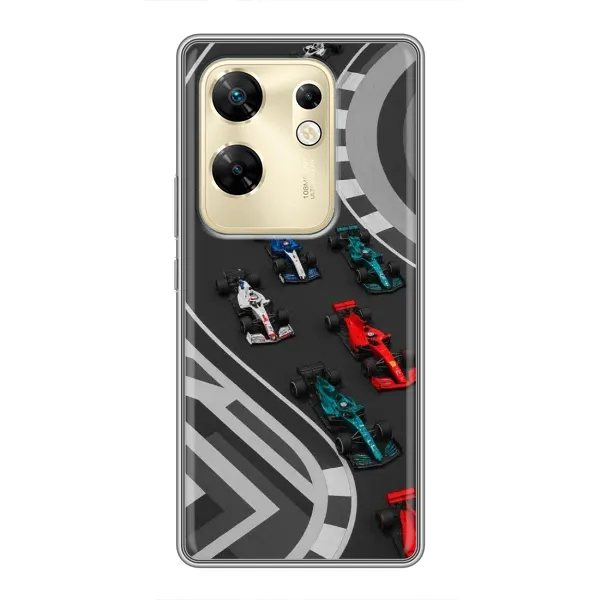 Чехол с принтом «Трасса Ф1» для Infinix Zero 30