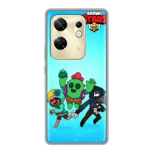 Чехлы Brawl Stars для Infinix Zero 30 (AlphaPrint) (Трио героев)