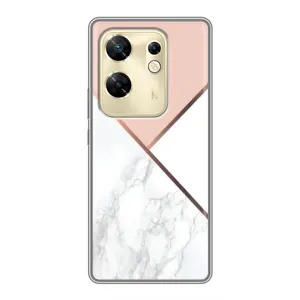 Мраморный чехол на Infinix Zero 30 (VPrint) (Тройной мрамор)