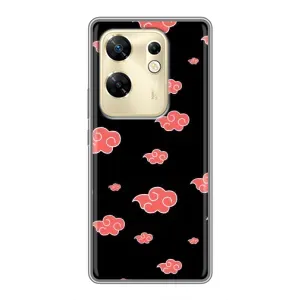 Чехлы Персонажи Аниме Наруто для Infinix Zero 30 (AlphaPrint) (Тучки Аниме)