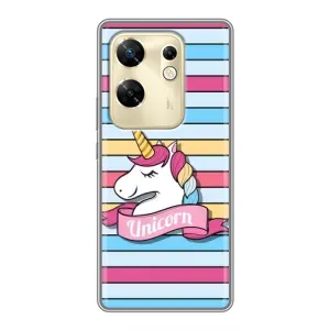 Чехол для Инфиникс ЗЕРО 30 - (Единорожки - Новинки) (AlphaPrint) (Unicorn)