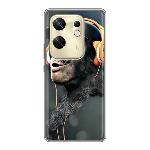 Чехол с принтом «В наушниках» для Infinix Zero 30 Чехол с принтом «В наушниках» для Infinix Zero 30