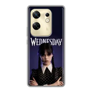 Чехлы Венсдей на Infinix Zero 30 Уэнсдей (AlphaPrint) (Wednesday)