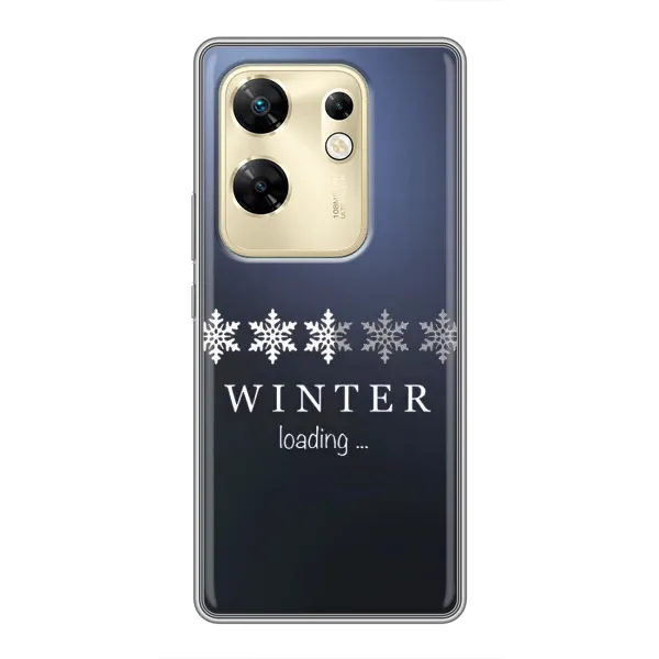 Чехол с принтом «Winter loading» для Infinix Zero 30