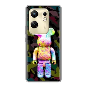 Чехлы для Infinix Zero 30 - Bearbrick Louis Vuitton (PREMIUMPrint) (Яркий Bearbrick)