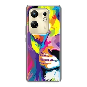 Чехол со Львом для Infinix Zero 30 (VPrint) (Яркий Лев)