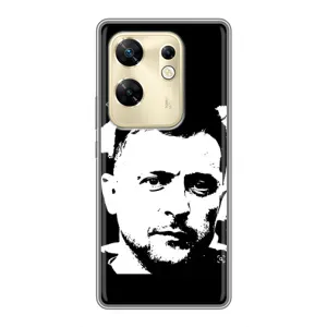 Чехол для Infinix Zero 30 (AlphaPrint - с принтом Зеленского) (Зеленский АРТ)