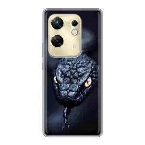 Чехол с принтом «Черная змея» для Infinix Zero 30