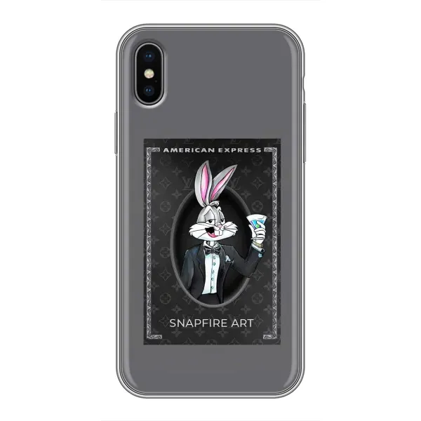 Чохол з принтом «Бакс Бані LV» для iPhone X