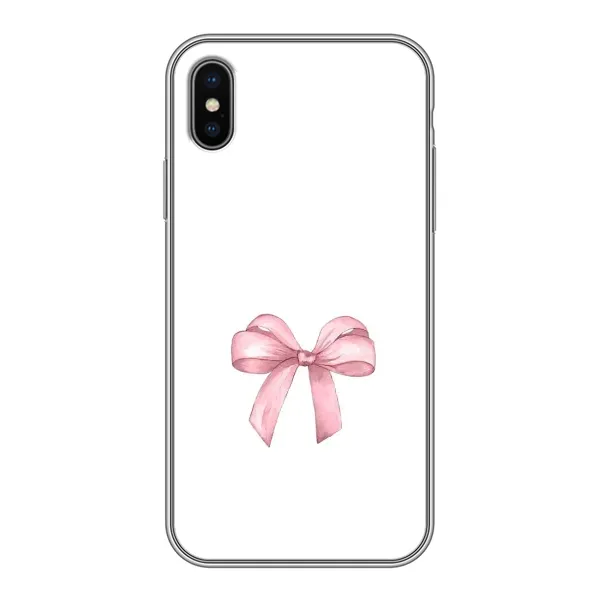 Чохол з принтом «Бант дизайн» для iPhone X