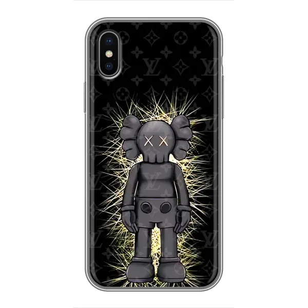 Чохол з принтом «Bearbrick LV» для iPhone X