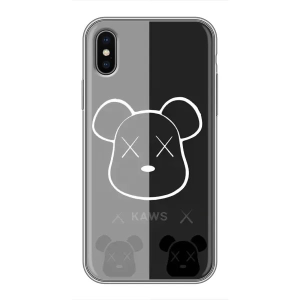 Чохол з принтом «БеарБрік очі» для iPhone X
