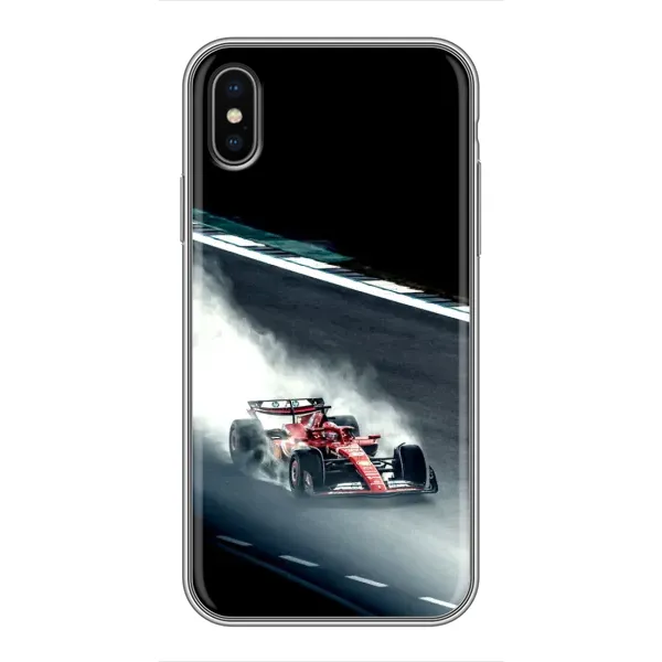 Чохол з принтом «Болід гоночний» для iPhone X