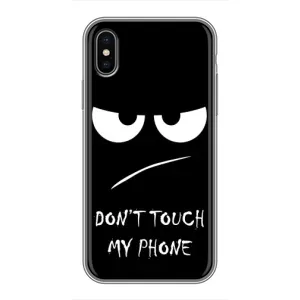 Чохол для Епл X - (AlphaPrint) з принтом (ТОП продажів) (Dont Touch)