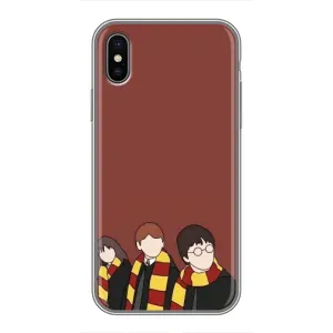 Чохли з Гаррі Поттером для iPhone X (AlphaPrint) (Гарі з друзями)