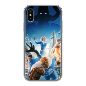 Чохол з принтом Фантастична четвірка для iPhone X (Герої Фантастична Четвірка)