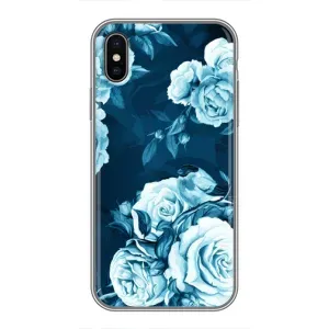 Чехлы (ART) Цветы на iPhone X (VPrint) (Блактині бутони)