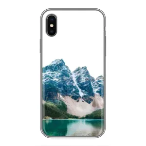 Силіконовий чохол з КАРТИНКАМИ літо для iPhone X (AlphaPrint) (Гори)