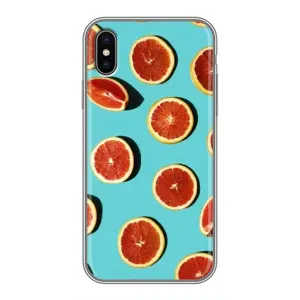 Чохли з фруктами для iPhone X (VPrint) (Грейпфрут)