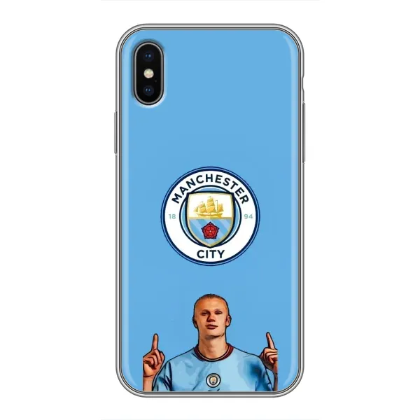 Чехол с принтом «Холанд Манчестер Сити» для iPhone X