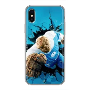 Чохол з принтом Фантастична четвірка для iPhone X (Істота Фантастична Четвірка)