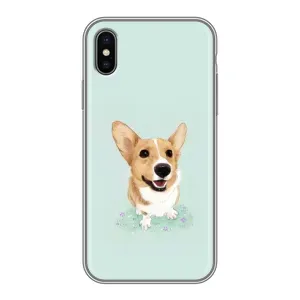 Чохли з собаками для iPhone X (VPrint) (Коргі)