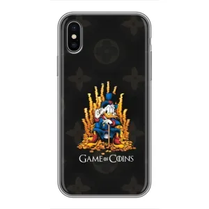 Чехли для iPhone X - Скрудж МакДак Louis Vuitton (PREMIUMPrint) (Король грошей)