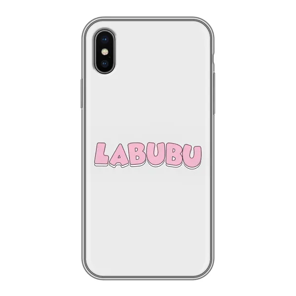 Чохол з принтом «Лого Лабубу» для iPhone X
