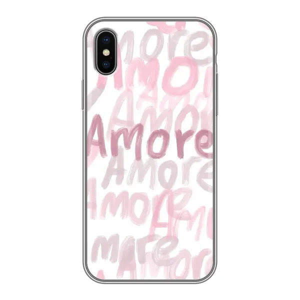 Чохол з принтом «Аморе любов» для iPhone X Чохол з принтом «Аморе любов» для iPhone X