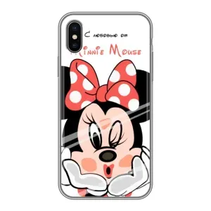 Міккі Маус чохол для iPhone X (AlphaPrint - Мультяшні) (Маус Мінні)