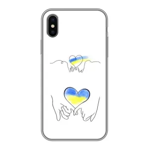 Чохол для Патріота України iPhone X - (AlphaPrint) (Мир Україні)