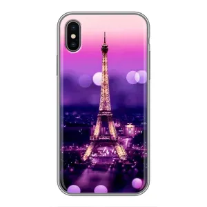 Чохол Ейфелева Вежа iPhone X - (AlphaPrint) (Париж Башня)